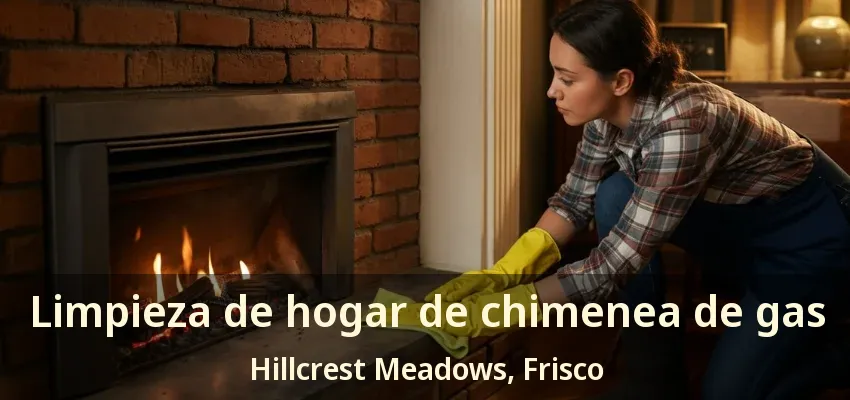 Limpieza de hogar de chimenea de gas Hillcrest Meadows, Frisco - TX