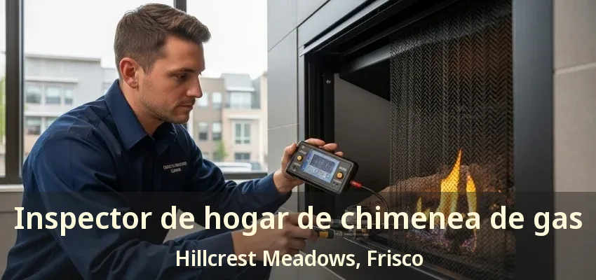 Inspector de hogar de chimenea de gas Hillcrest Meadows, Frisco - TX