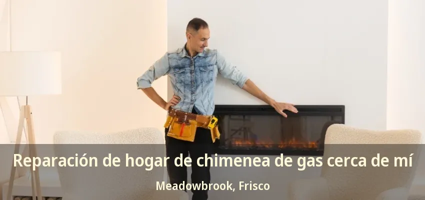 Reparación de hogar de chimenea de gas cerca de mí Meadowbrook, Frisco - TX