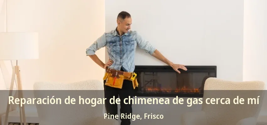 Reparación de hogar de chimenea de gas cerca de mí Pine Ridge, Frisco - TX