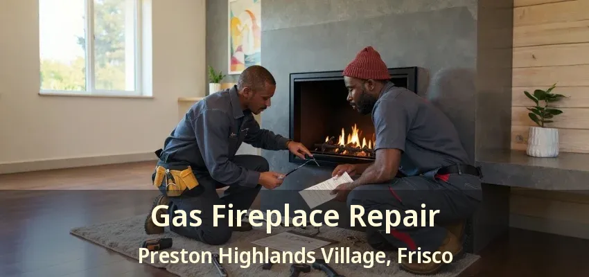 Gas Fireplace Repair Preston Highlands Village, Frisco - TX