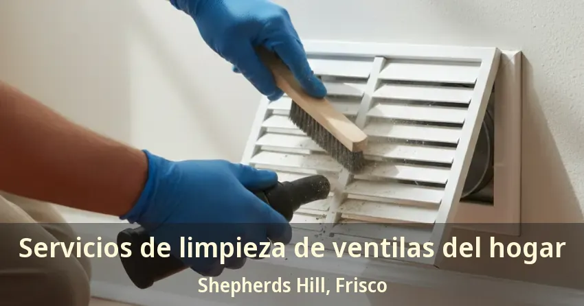 Servicios de limpieza de ventilas del hogar Shepherds Hill, Frisco - TX