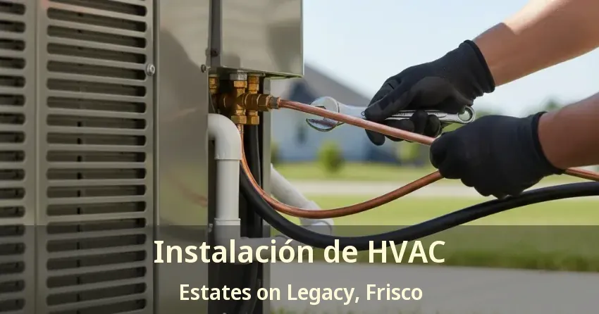 Instalación de HVAC Estates on Legacy, Frisco - TX