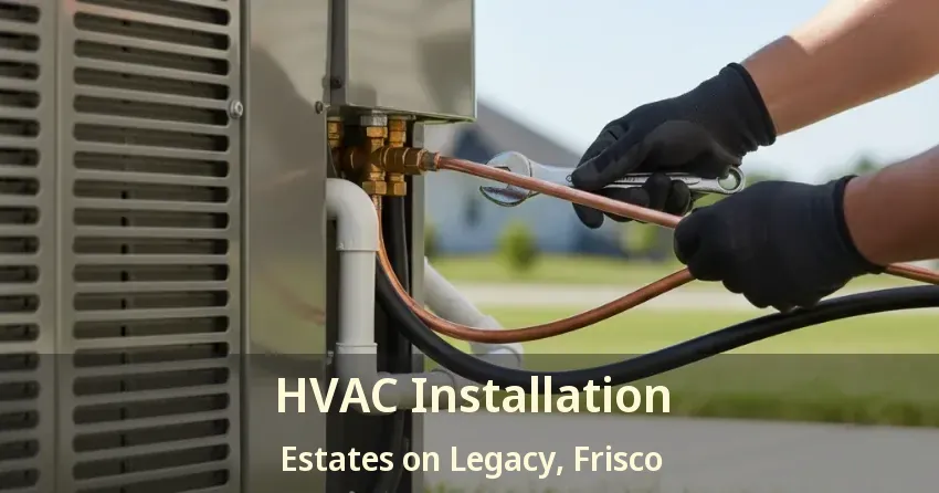 HVAC Installation Estates on Legacy, Frisco - TX