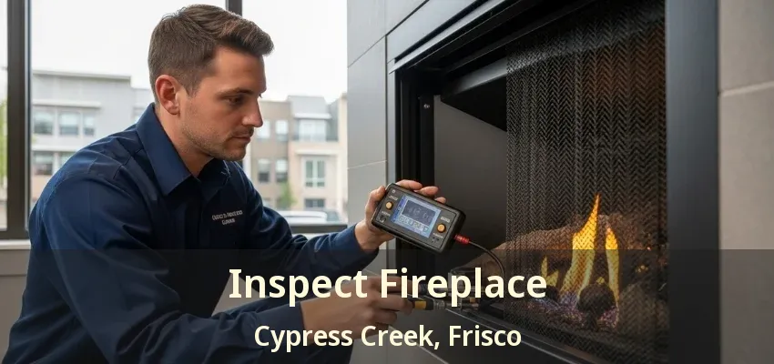 Inspect Fireplace Cypress Creek, Frisco - TX