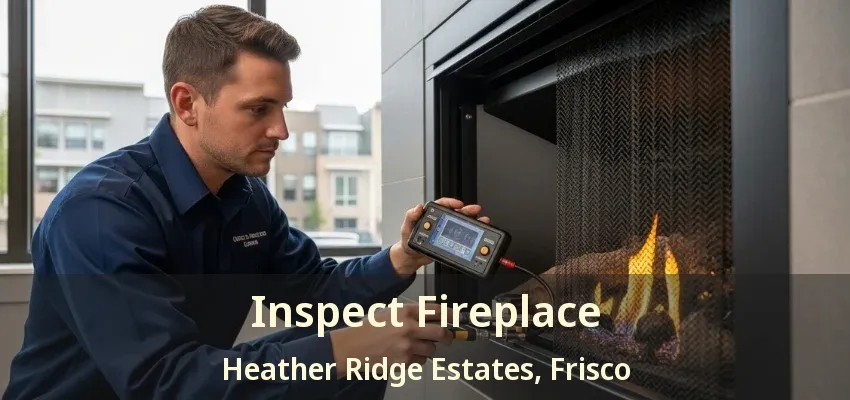 Inspect Fireplace Heather Ridge Estates, Frisco - TX