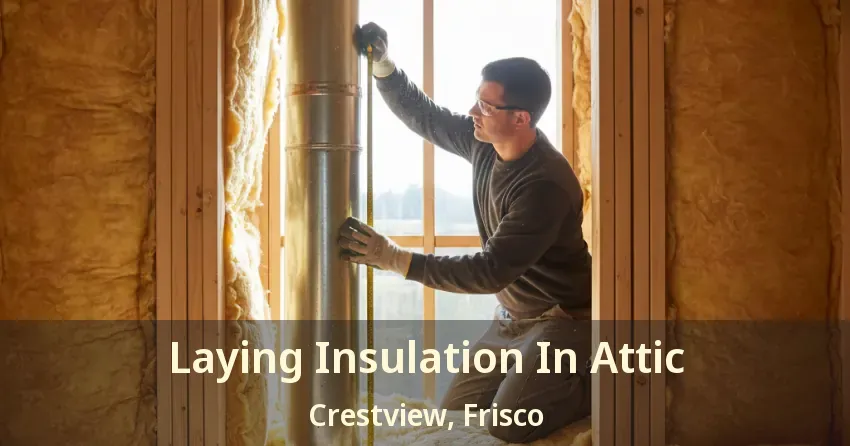 Laying Insulation In Attic Crestview, Frisco - TX
