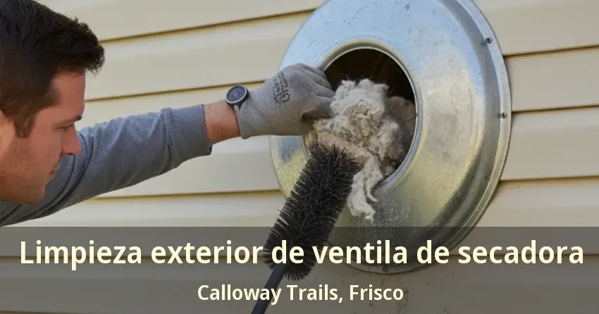 Limpieza exterior de ventila de secadora Calloway Trails, Frisco - TX