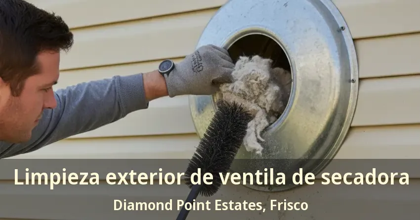Limpieza exterior de ventila de secadora Diamond Point Estates, Frisco - TX