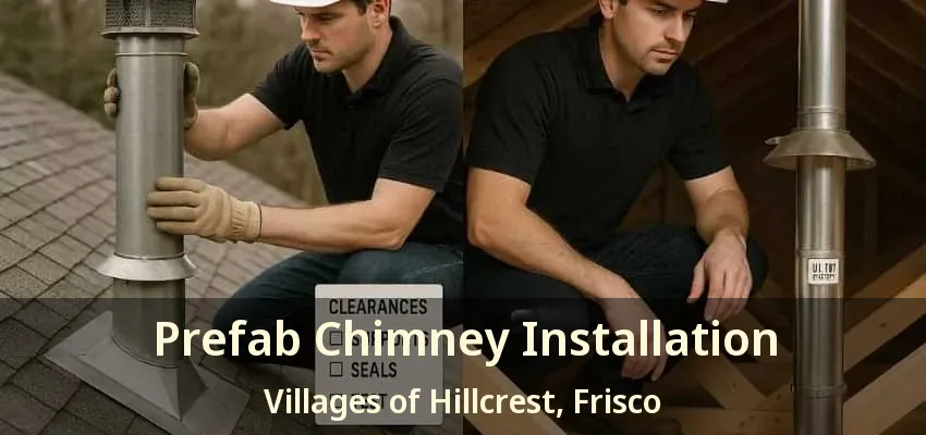 Prefab Chimney Installation Villages of Hillcrest, Frisco - TX