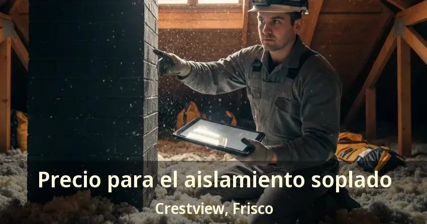 Precio para el aislamiento soplado Crestview, Frisco - TX