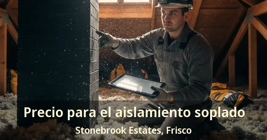 Precio para el aislamiento soplado Stonebrook Estates, Frisco - TX