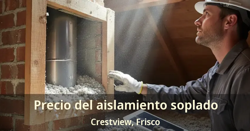 Precio del aislamiento soplado Crestview, Frisco - TX