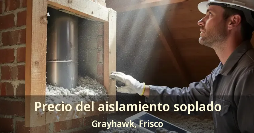Precio del aislamiento soplado Grayhawk, Frisco - TX