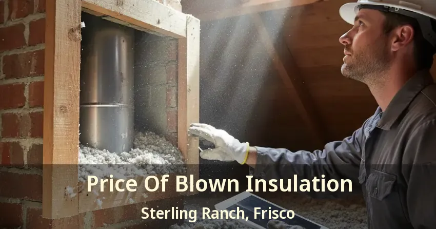 Price Of Blown Insulation Sterling Ranch, Frisco - TX
