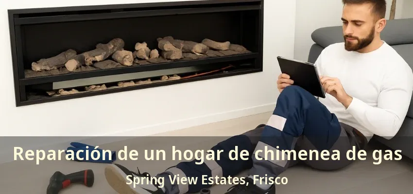Reparación de un hogar de chimenea de gas Spring View Estates, Frisco - TX