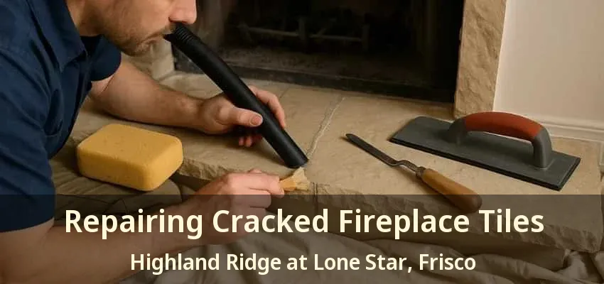 Repairing Cracked Fireplace Tiles Highland Ridge at Lone Star, Frisco - TX