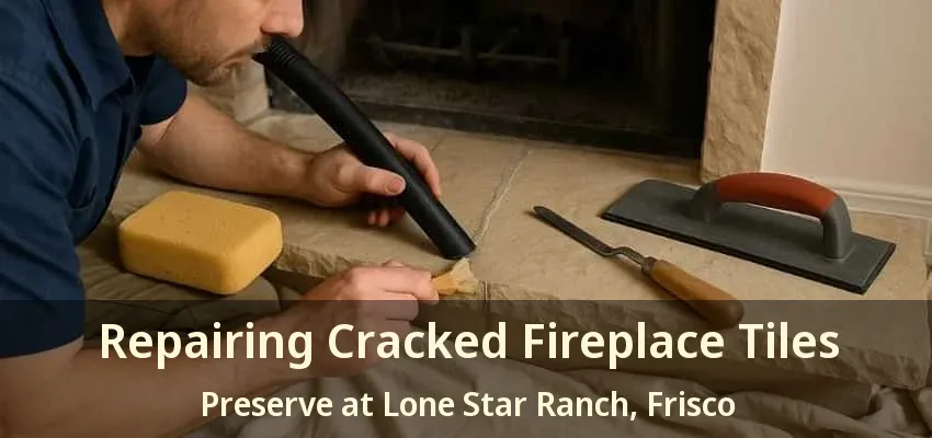Repairing Cracked Fireplace Tiles Preserve at Lone Star Ranch, Frisco - TX
